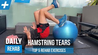 Hamstring Tears My Top 5 Rehab Exercises  Tim Keeley  Physio REHAB [upl. by Enohs]