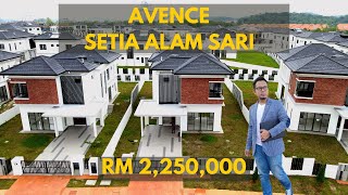 AVENCE SETIA ALAM SARI  BUNGALOW  BRAND NEW BUNGALOW  BANGI [upl. by Lirpa282]