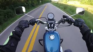 2006 Sportster 883 Test Ride [upl. by Ajit45]