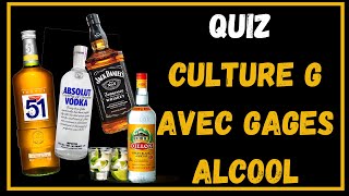 Quizz culture générale avec gages alcool 🍺🍷🍺 Quiz soirée alcool [upl. by Lustick]