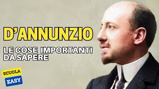 DANNUNZIO Le COSE IMPORTANTI da SAPERE [upl. by Barna]