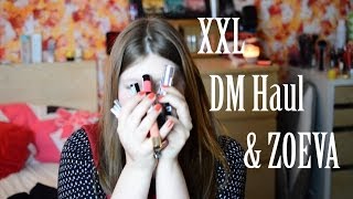 XXL dm Haul  ZOEVA  Essie Catrice Essence LOreal Naturally Yours Palette [upl. by Olwen]