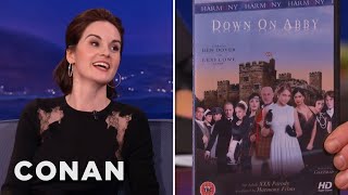 Michelle Dockery On quotDownton Abbeysquot Dirty Parody  CONAN on TBS [upl. by Roderic140]