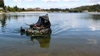 Floating Fishing Tube Motorized UTube [upl. by Nonarb]