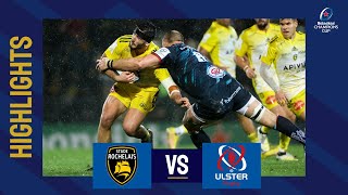 Highlights  Stade Rochelais v Ulster Rugby Round 3│Heineken Champions Cup 202223 [upl. by Tillman648]