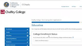 Chaffey College Application  Adult Education [upl. by Murrell]