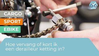 Hoe vervang of kort ik een derailleur ketting in 211 [upl. by Goodwin595]