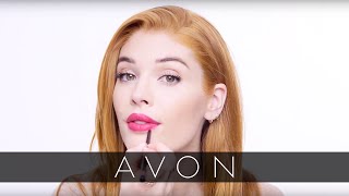 How to Apply Perfectly Matte Lipstick  Avon [upl. by Giaimo855]