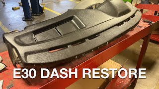 BMW e30 Dashboard Restoration 1987 325 [upl. by Ayhay813]