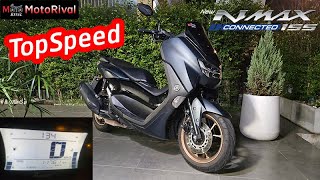 TopSpeed 2023 Yamaha NMAX 155 amp Accerelation Test by MotoRival [upl. by Anid]