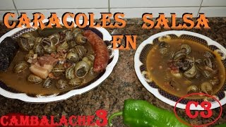 CARACOLES EN SALSA LA RECETA DE MI ABUELITA [upl. by Drofnas]