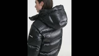 RUDSAK Shiny MAVE S GLOSSY DOWN PUFFER Jacket WITH HOOD Black Women [upl. by Miah]