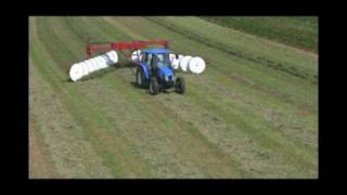 New Holland H5980 HeavyDuty Wheel Rake [upl. by Nnyw62]