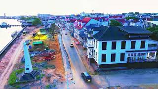 Paramaribo Suriname  Riverside Waterkant DJI MINI 3 [upl. by Traweek]