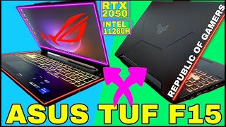 Asus Tuf F15 i5 11260H RTX 2050 Unboxing 2023 My Gameing Laptop Full Review [upl. by Omiseno660]