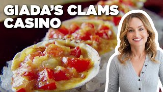 Giada De Laurentiis Clams Casino  Everyday Italian  Food Network [upl. by Ossy]