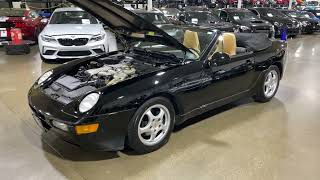 1993 Porsche 968 Cabriolet in Black [upl. by Amick]