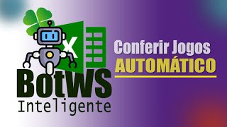 BOT WS  CONFERIR JOGOS AUTOMÁTICO DE QUALQUE LOTERIA [upl. by Nirhtak]