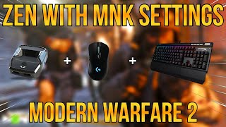 Aim Assist On Mouse amp Keyboard  Modern Warfare 2  Cronus Zen with MNK Settings [upl. by Felike]