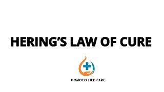 HERING’S LAW OF CURE [upl. by Pam]