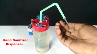 How to make automatic hand sanitizer water dispenser  2 in 1 Dispenser machine Homemade Dispenser [upl. by Stafford]