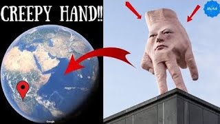 I Found Scary Hand  on Google Maps and Google Earth😱mystisk googleearth [upl. by Adnilak264]