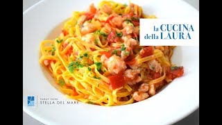 Tagliolini al sugo di rana pescatrice  La Cucina della Laura [upl. by Cheffetz]