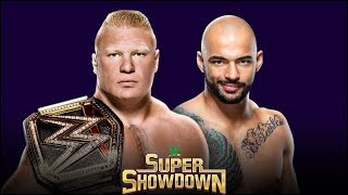 BROCK LESNAR VS RICOCHET SUPER SHOWDOWN 2020  RICOCHET VS BROCK LESNAR 2020 [upl. by Nader512]