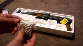 CM028S AK47S AEG Airsoft Gun unboxing and review [upl. by Akaenahs834]