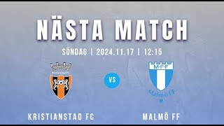 Kristianstad FC p2012  p2013 Malmö FF [upl. by Andria823]