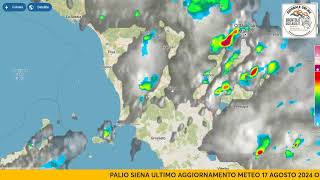 PALIO SIENA ULTIMO AGGIORNAMENTO METEO 17 AGOSTO 2024 [upl. by Einafit]