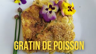 GRATIN DE POISSON  recette facile [upl. by Storm]