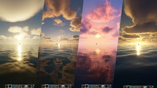 4K Top Minecraft Shaders  Best 10 Shaders Comparison  BSL Continuum Pr Luma SEUS Voyager [upl. by Dhaf]