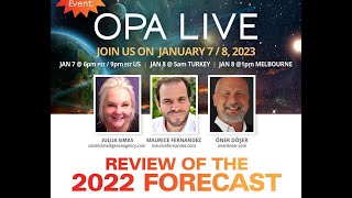 Review of 2022 Forecast by Maurice Fernandez Oner Doser and Julija Simas OPA LIVE [upl. by Arlinda]