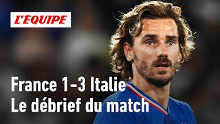 France 13 Italie  Le débrief de la lourde défaite des Bleus Ligue des Nations [upl. by Rhoads]