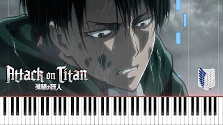 The Reluctant Heroes OST Ver  Attack on Titan OST Piano Cover  Sheet Music 4K [upl. by Suivatnod]