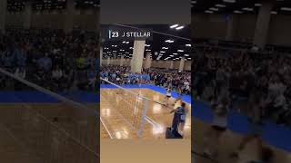 14s  Two Views of a Kill volleyball [upl. by Chemush]