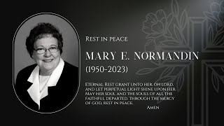 Funeral for Mary Normandin [upl. by Llebpmac]