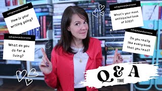 QampA  PART ONE 🙋🏻‍♀️  Answering Your Questions About Writing Reading Fave Authors amp More [upl. by Eeresed]