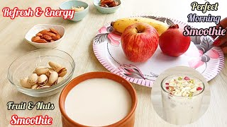 Fruits and nuts smoothie  Healthy fruits amp dry fruits smoothie  super food amp Enargy boost smoothie [upl. by Austen]