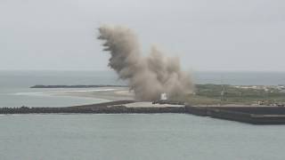 Bombenfund auf Helgoland  Sprengung einer 1000lbs Bombe  26062018 [upl. by Yenattirb]