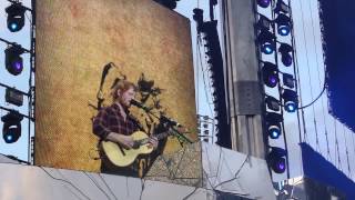 Ed Sheeran Live Croke Park  Raglan Road  One [upl. by Loria204]