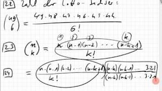 06042 Kombination ohne Wiederholung Binomialkoeffizient [upl. by Adamsun962]