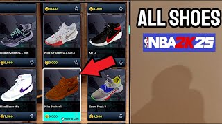 NBA 2K25 ALL SHOES NikeJordanPumaUnder ArmourNew BalanceConverse [upl. by Robaina235]