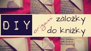 DIY origami záložky do knížky bookmarks [upl. by Gerc145]