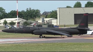 U2S Spy Plane Awesome Take Offs at RAF Fairford [upl. by Li]