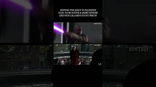 FIXING THE PART WHERE PALPATINE KILLS JEDI AND FIGHTS MACE shorts starwars revengeofthesith [upl. by Aivila]