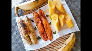 3 façons simples de cuisiner la banane plantain 🔥 🔥🔥 [upl. by Hebbe480]