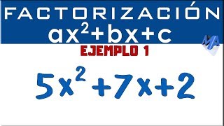 Factorización de un Trinomio de la forma x2bxc Casos especiales  Video 2 de 2 [upl. by Elorak]