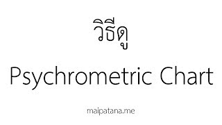 วิธีดู Psychrometric Chart [upl. by Mazlack]